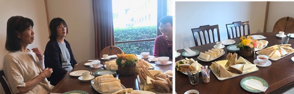 お披露目会ご馳走