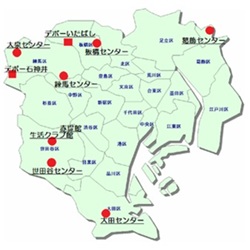 23区清掃箇所地図